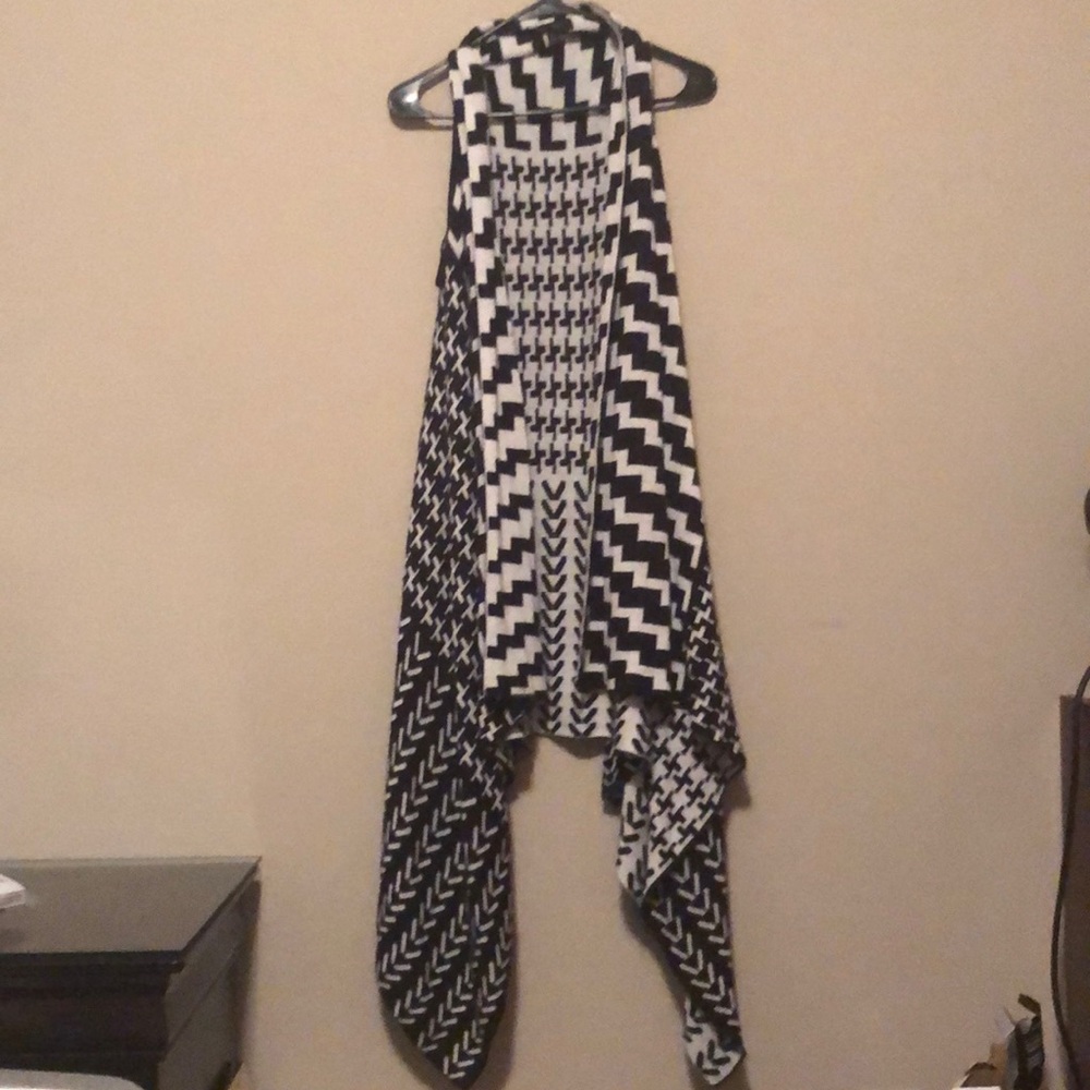 Black and White Vest
